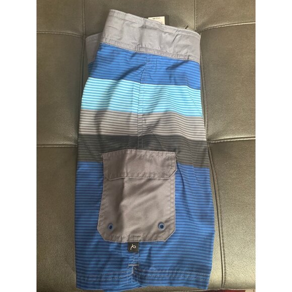 Art Class Boys Mesh Lined Tie Waist Swim Trunks-Size 10 - Picture 3 of 6